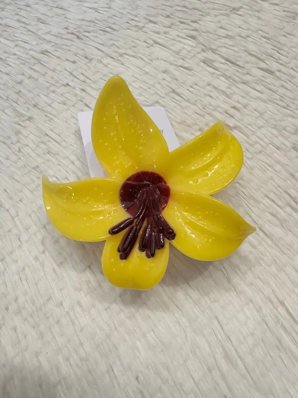 Tropical Hawaiian flower large hair claw clip colorful